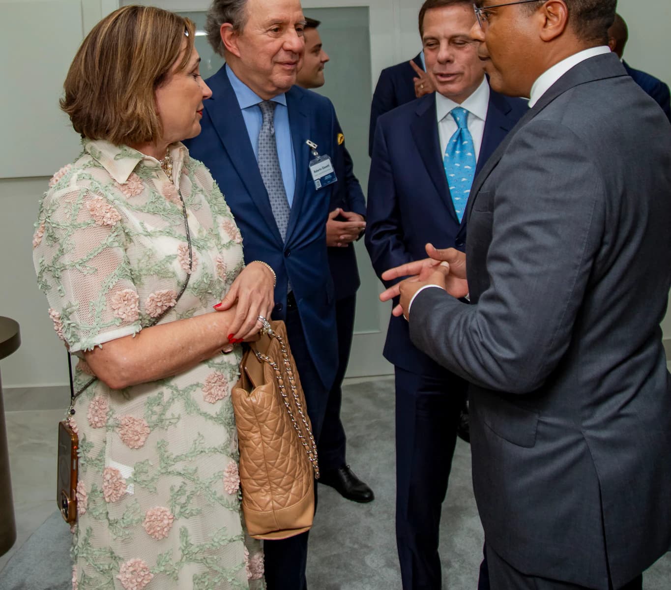 Encontro da delegação empresarial com José de Lima Massano