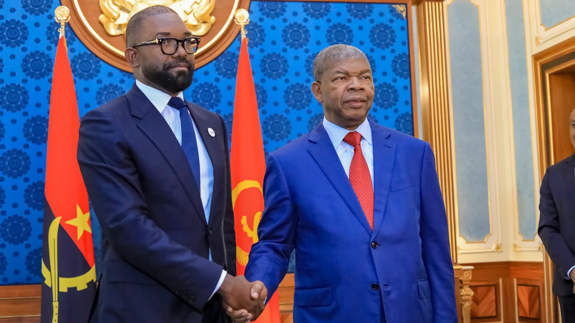 Venceslau Andrade with President João Lourenço